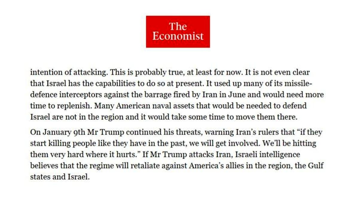 تحلیل اکونومیست از چگونگی تلافی تهران با حمله آمریکا به ایران 