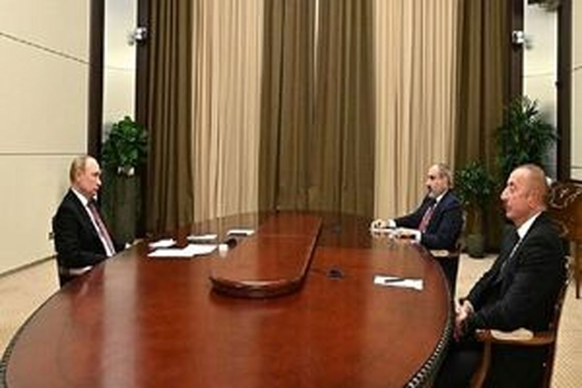 رایزنی پوتین و پاشینیان در مورد مسائل قره باغ 