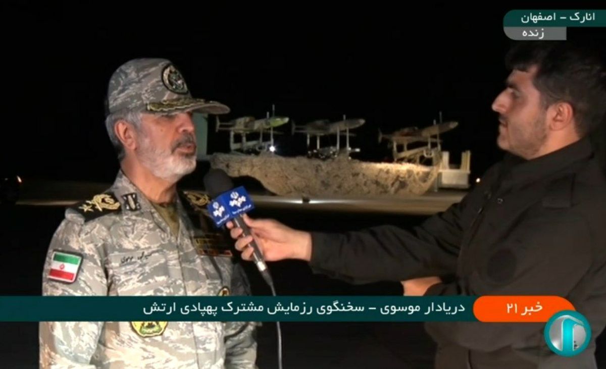 دریادار موسوی:  بیش از ۱۵۰ پهپاد ارتش آماده انجام رزمایشی مشترک هستند