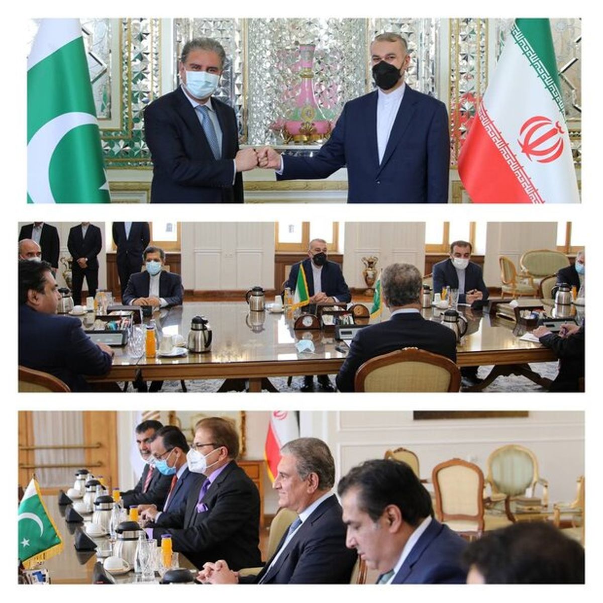 شاه محمود قریشی در تهران +عکس