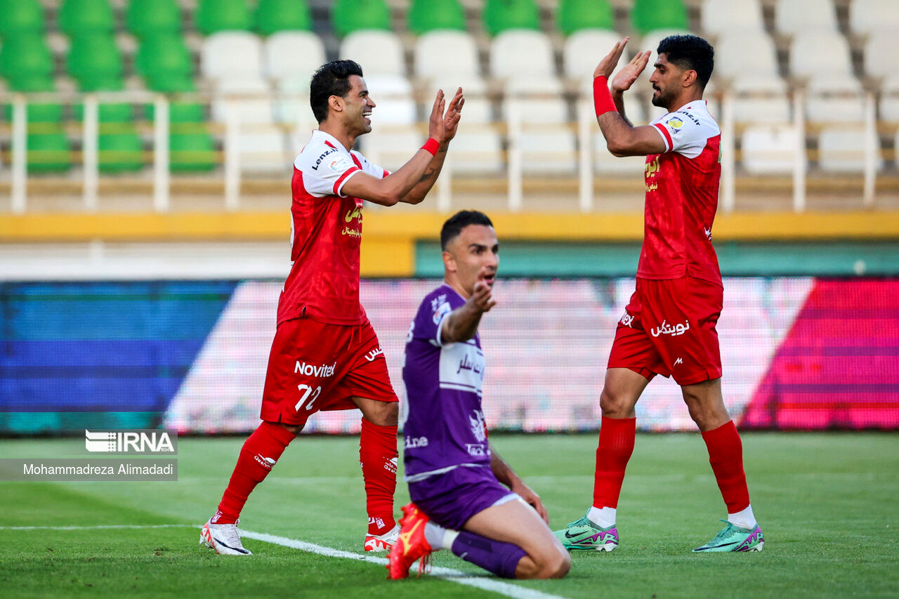 گل اول پرسپولیس به شمس آذر 