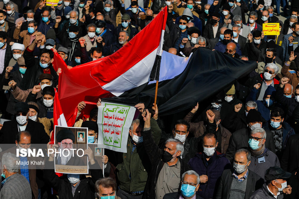 تظاهرات مردم یمن در همبستگی با مردم غزه 
