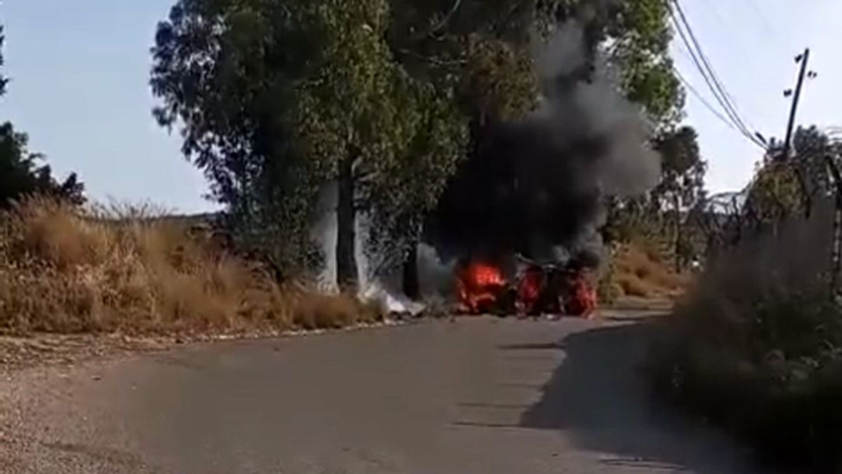 حمله هوایی به یک خودرو در لبنان