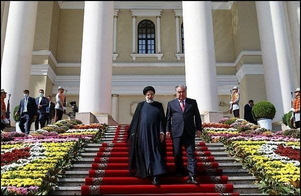 تصاویر: بدرقه رئیسی از سوی رئیس جمهور تاجیکستان