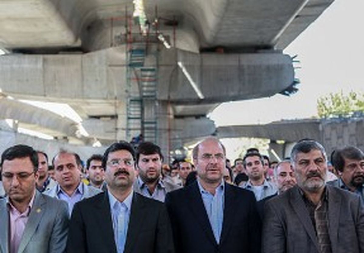 بازدید قالیباف از پروژه بزرگراه صدر/تصاویر