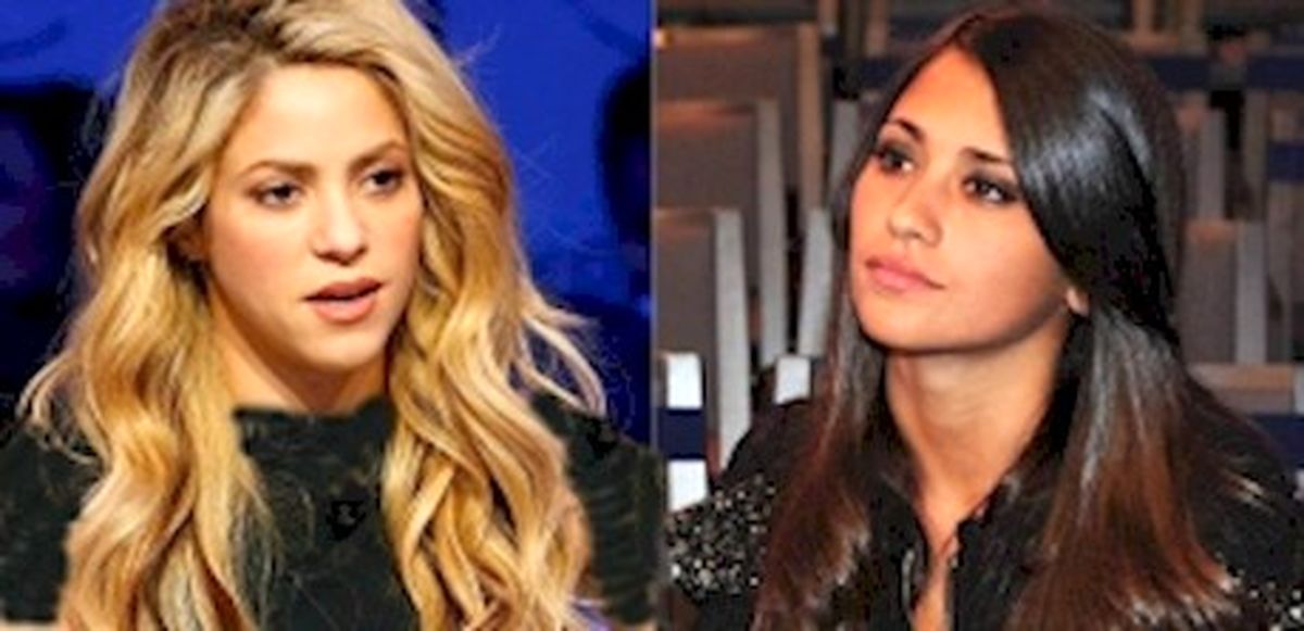 دعوای همسر پیکه و همسر مسی بخاطر سوسیس! +عکس