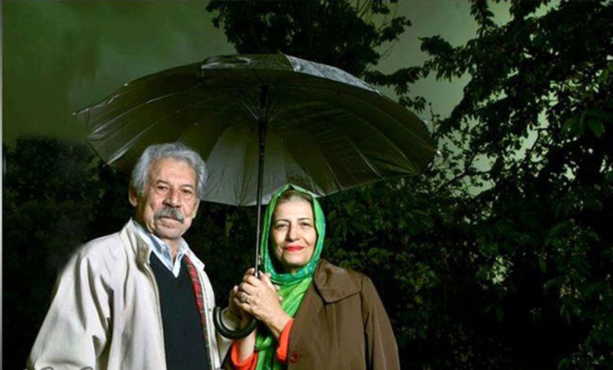 بازیگر مشهور ایرانی و همسرش/عکس