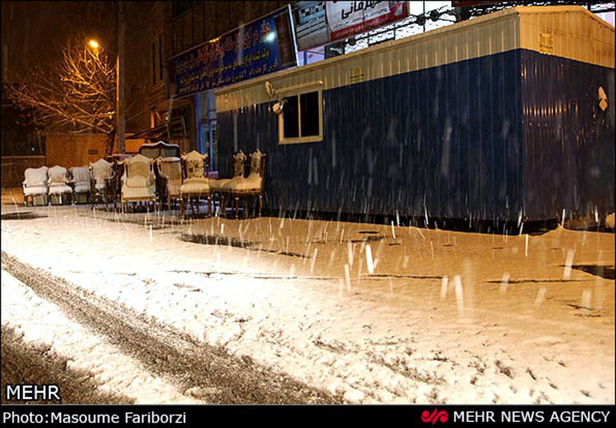 تصاویر / اهر سفید پوش شد