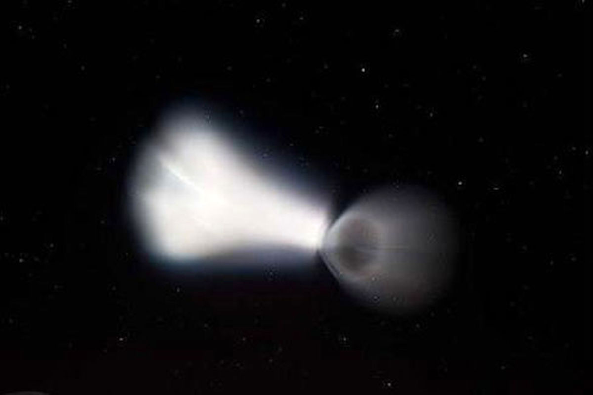 شی ‌نورانی در آسمان ایران + عکس