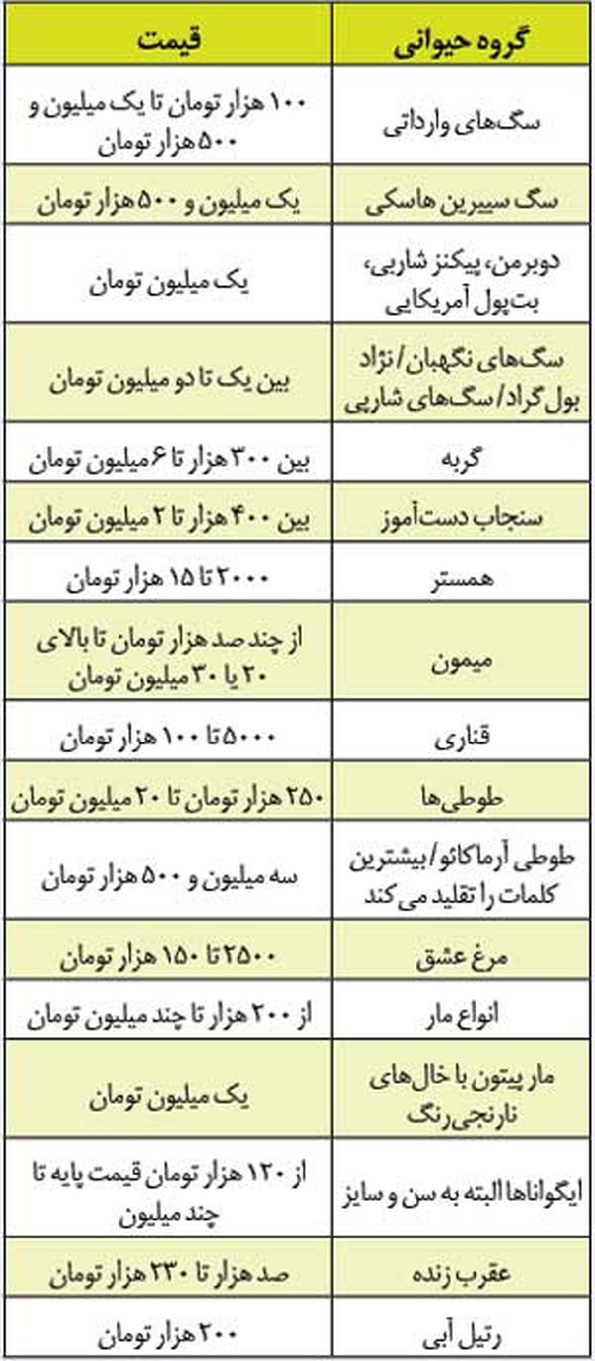 طوطی سه ونیم، مار 15 میلیون تومان!
