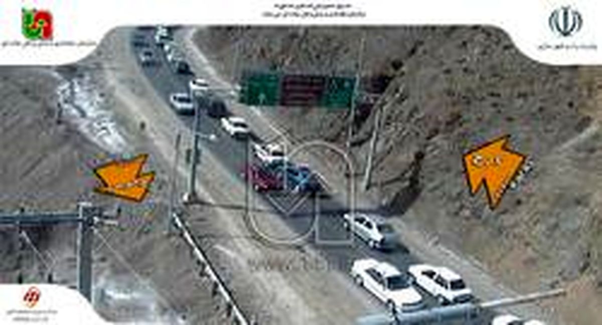 ترافیک سنگین در جاده چالوس +تصاویر