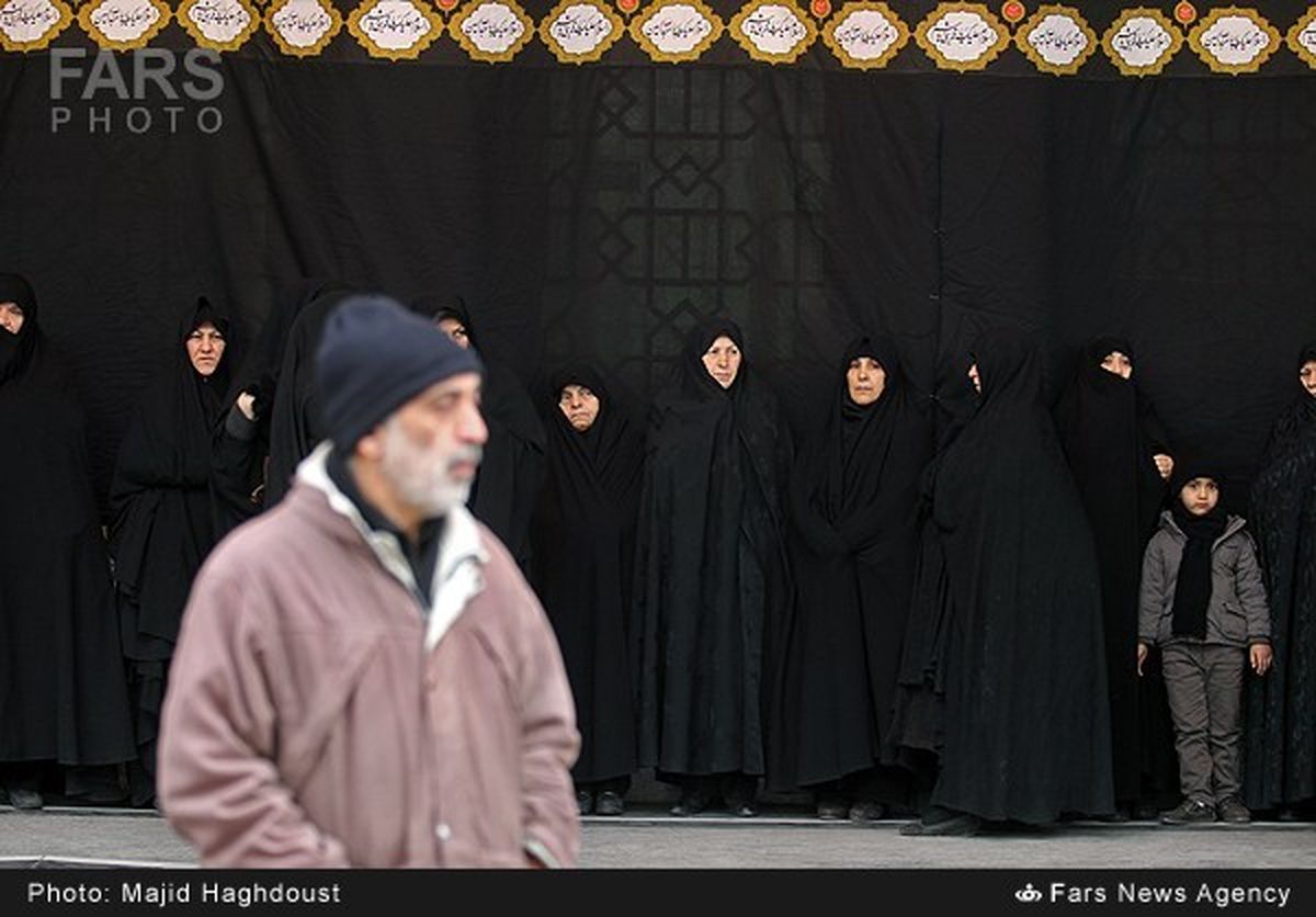 تشییع 5 شهید گمنام در تهران/تصاویر