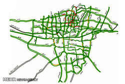 تهران اولین روز هفته را با ترافیک سنگین آغاز کرد