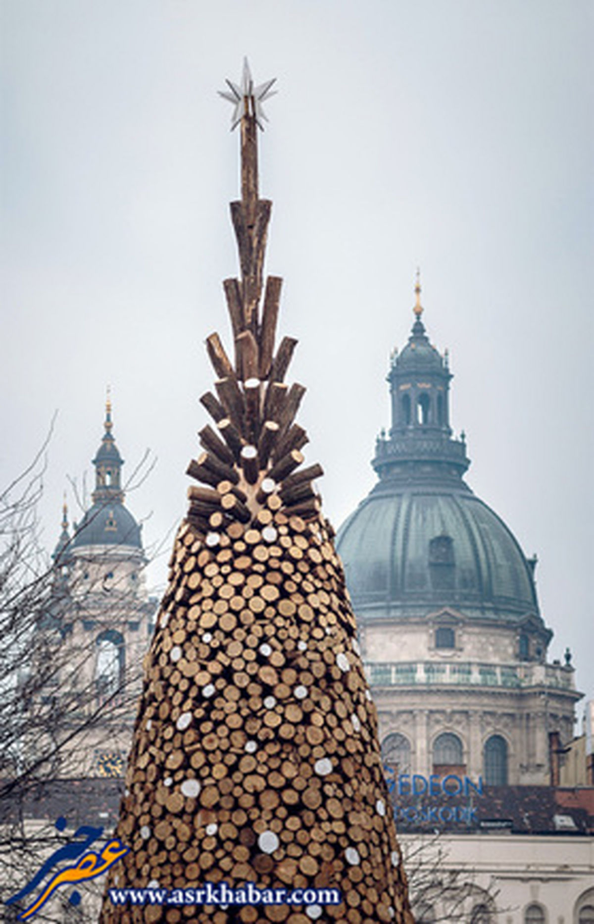 ساخت متفاوت‌ترین درخت‎کریسمس/تصاویر