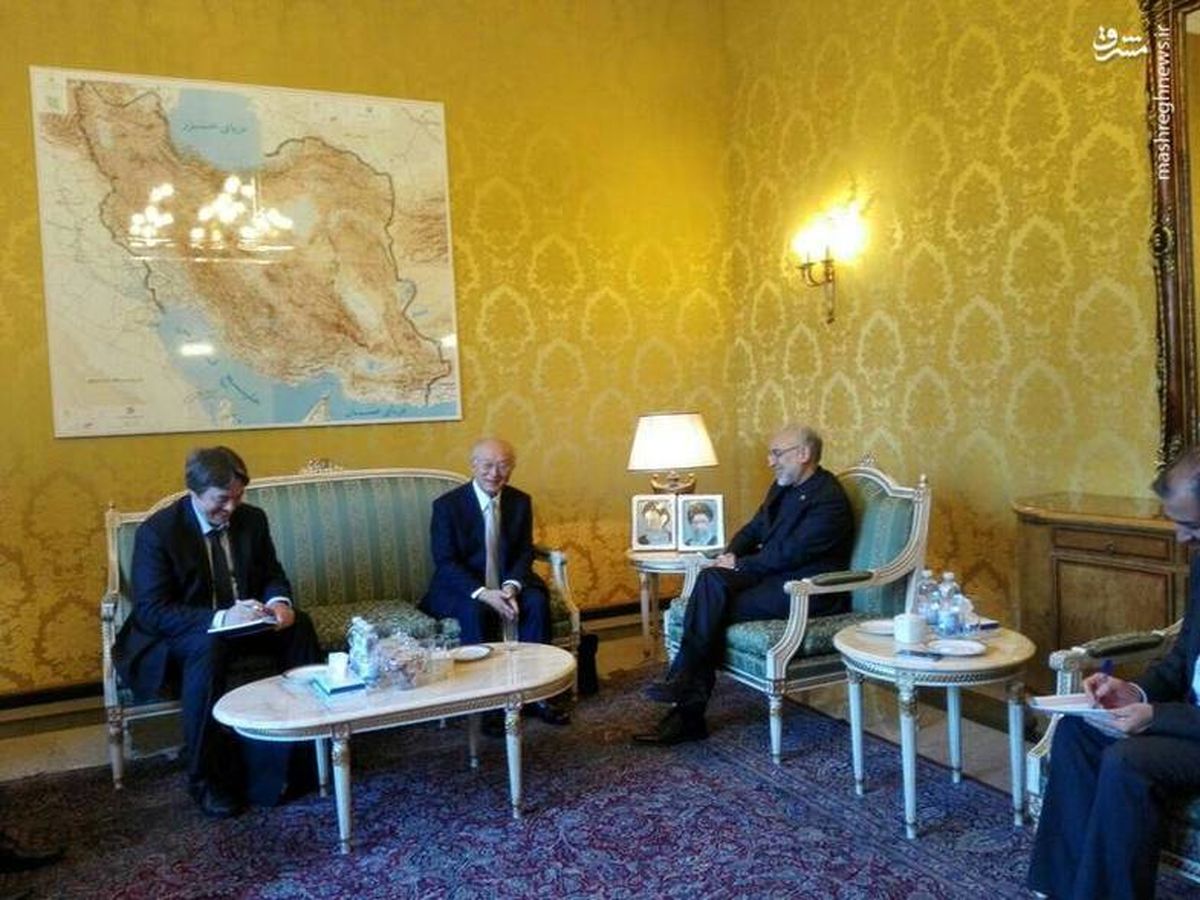 عکس: دیدار صالحی با آمانو در رم