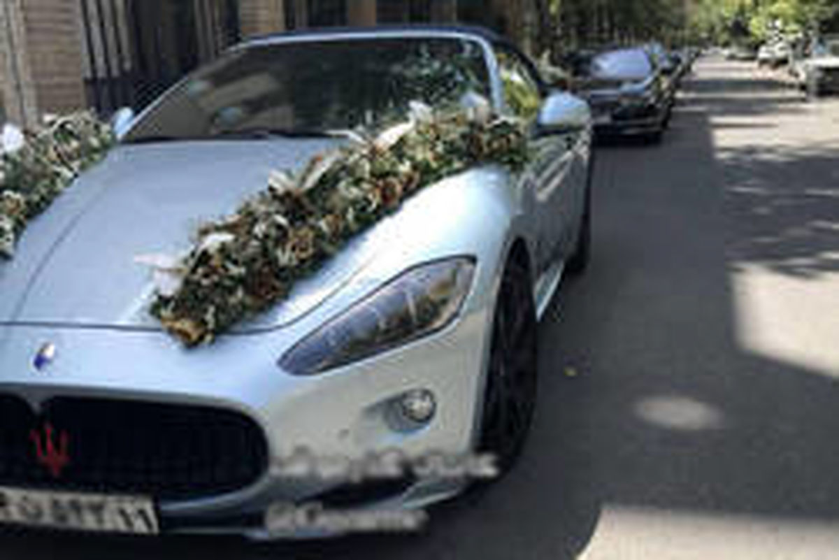 ماشین عروس میلیاردی در تهران +عکس