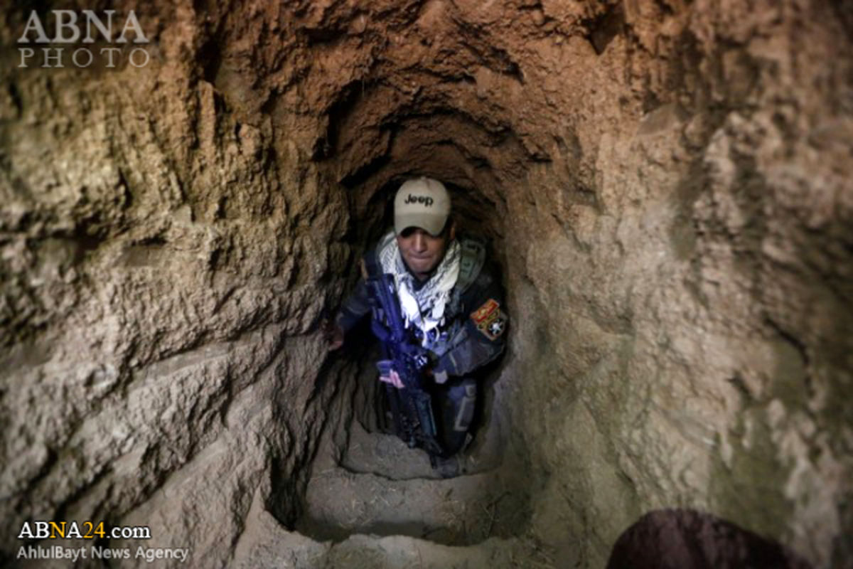 کشف دستگاه حفاری پیشرفته متعلق به داعش  +تصاویر