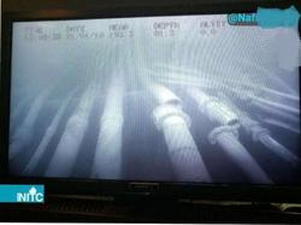 اولین تصاویر ربات اعزامی به نفتکش سانچی