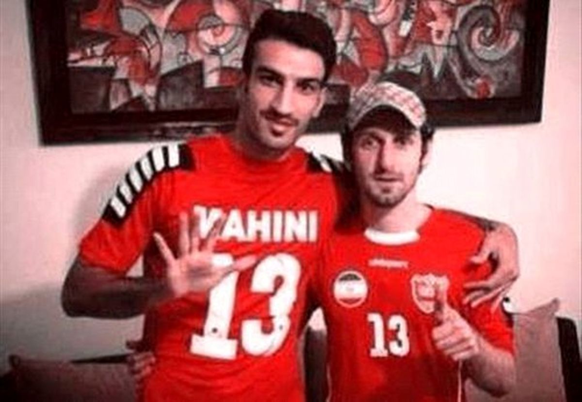 کری خلعتبری با پیراهن پرسپولیس/عکس