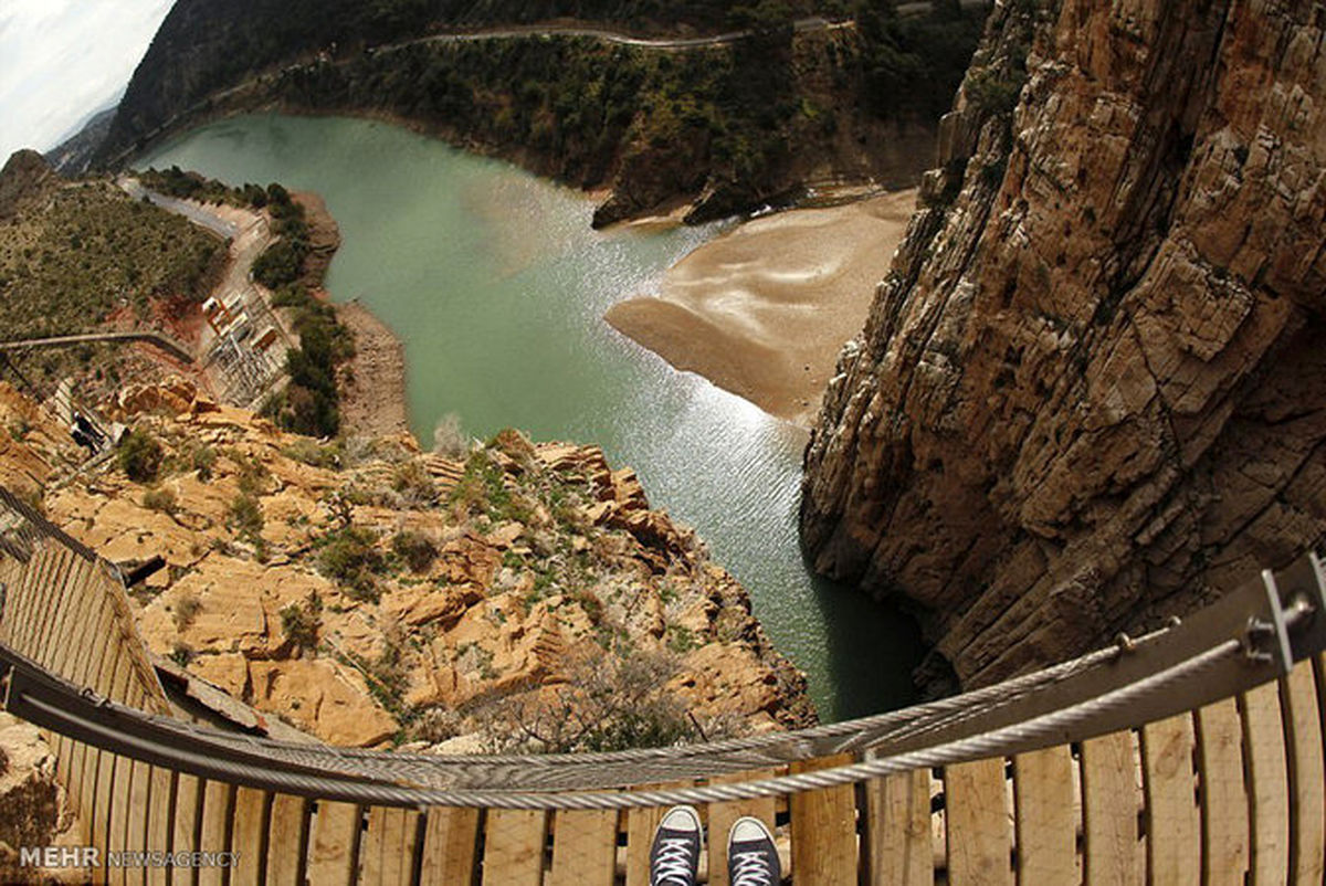 تصاویر: خطرناک ترین پل پیاده روی جهان‎