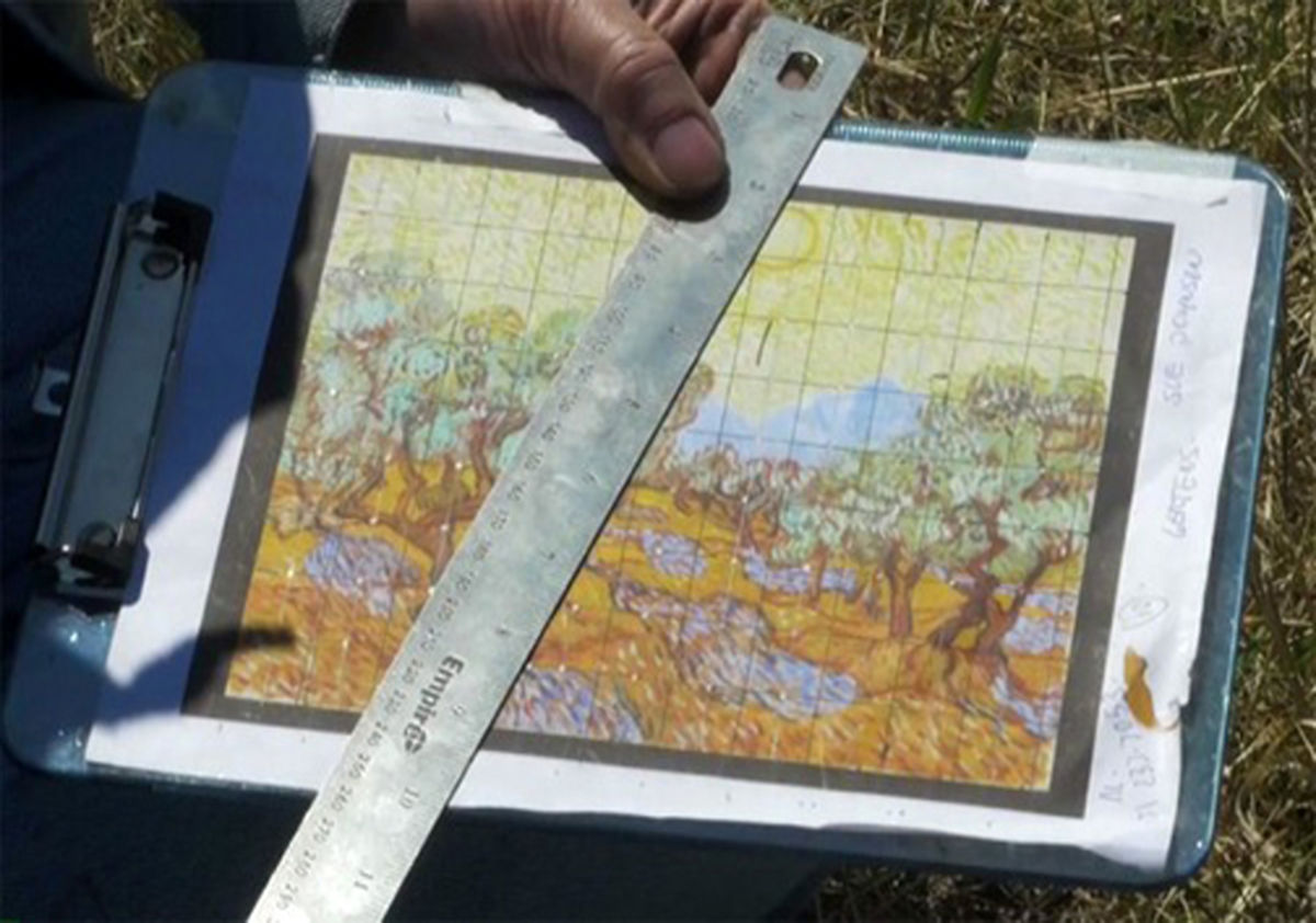 شاهکار هنری‌ ونگوگ بر روی زمین کشاورزی+تصاویر