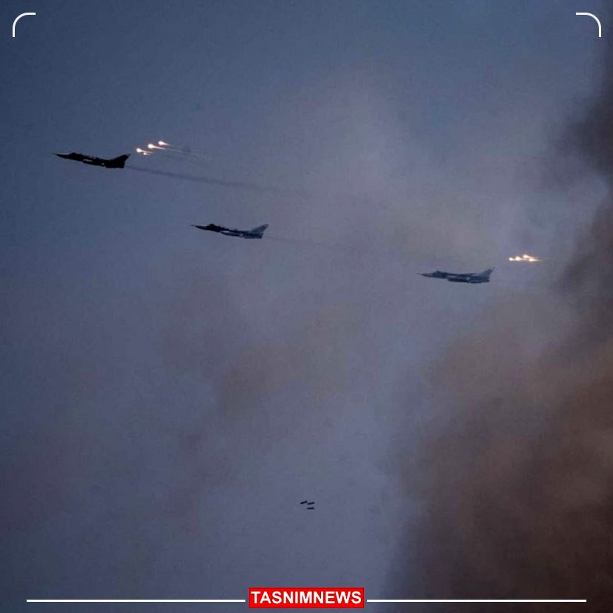 حمله هوایی به مراکز تروریست‌ها در حلب و ادلب 