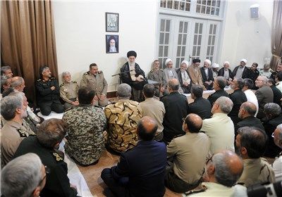 دیدارفرماندهاننظامیوانتظامیبارهبرانقلاب