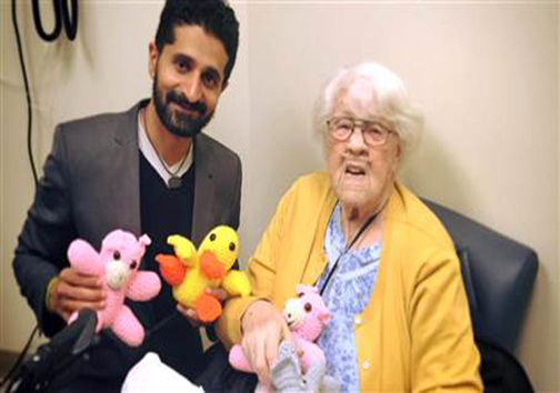 واکنش جالب بانوی 91 ساله به اظهارات "ترامپ"+عکس