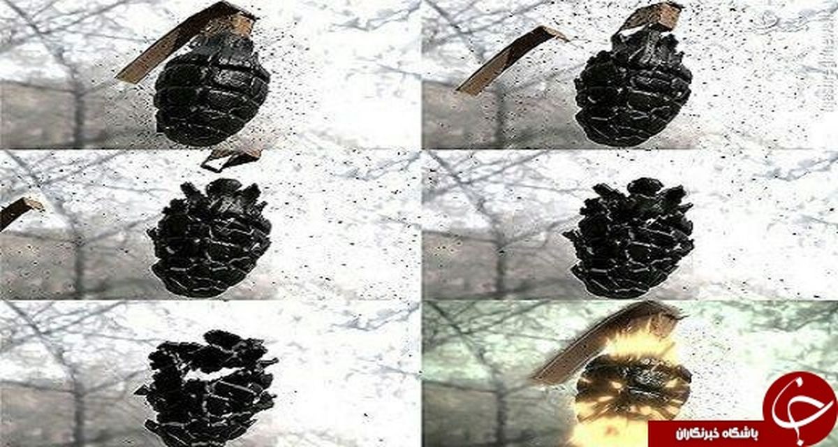 عکس: لحظه انفجار نارنجک
