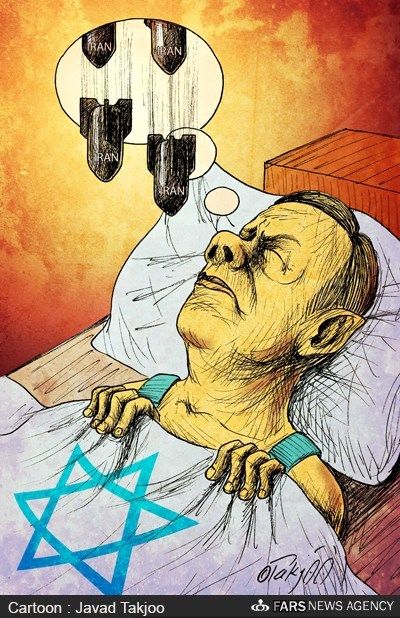 کابوس شبانه نتانیاهو/کارتون