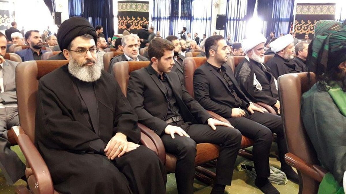 میهمان ویژه مراسم ترحیم پدر سردار سلیمانی +عکس