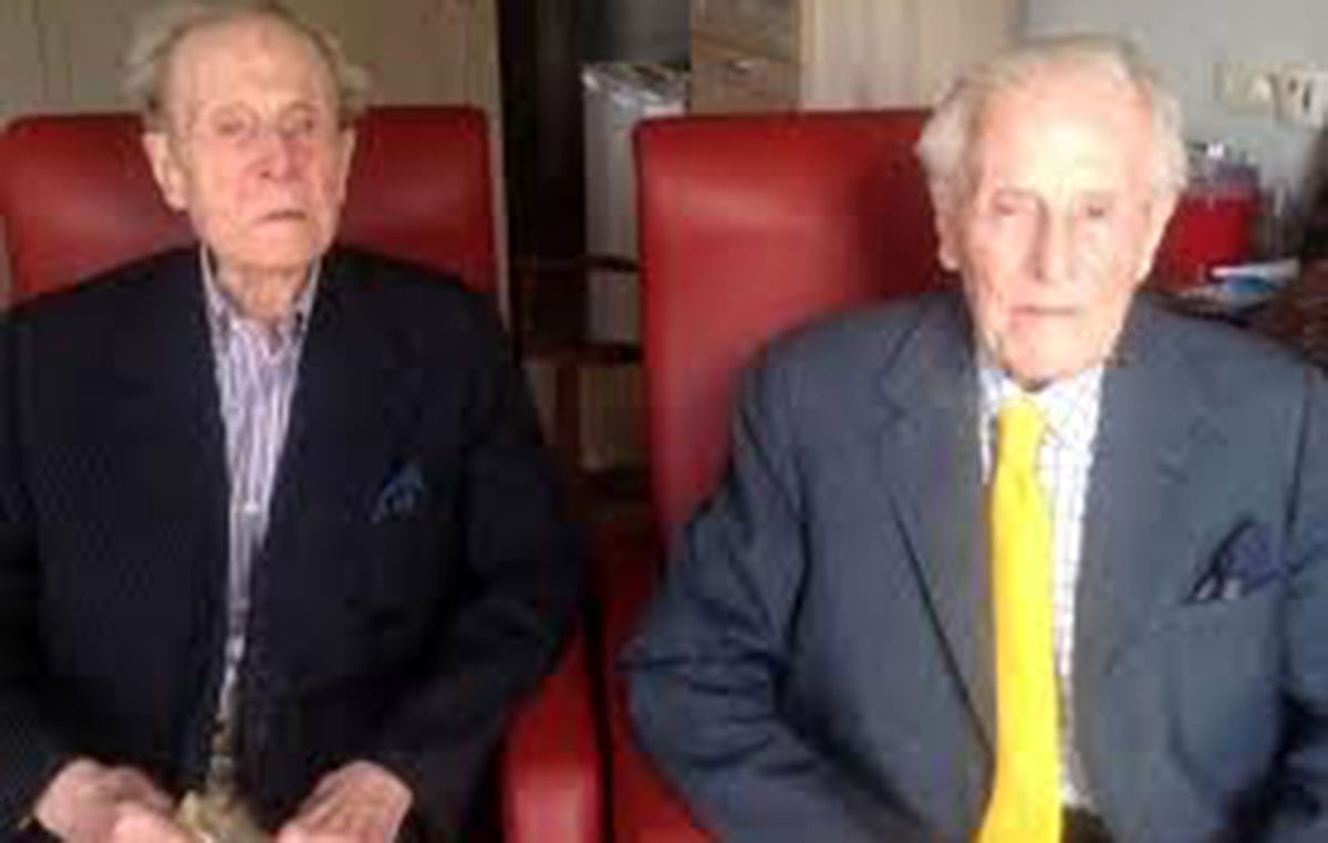 پیرترین دوقلوهای جهان +عکس