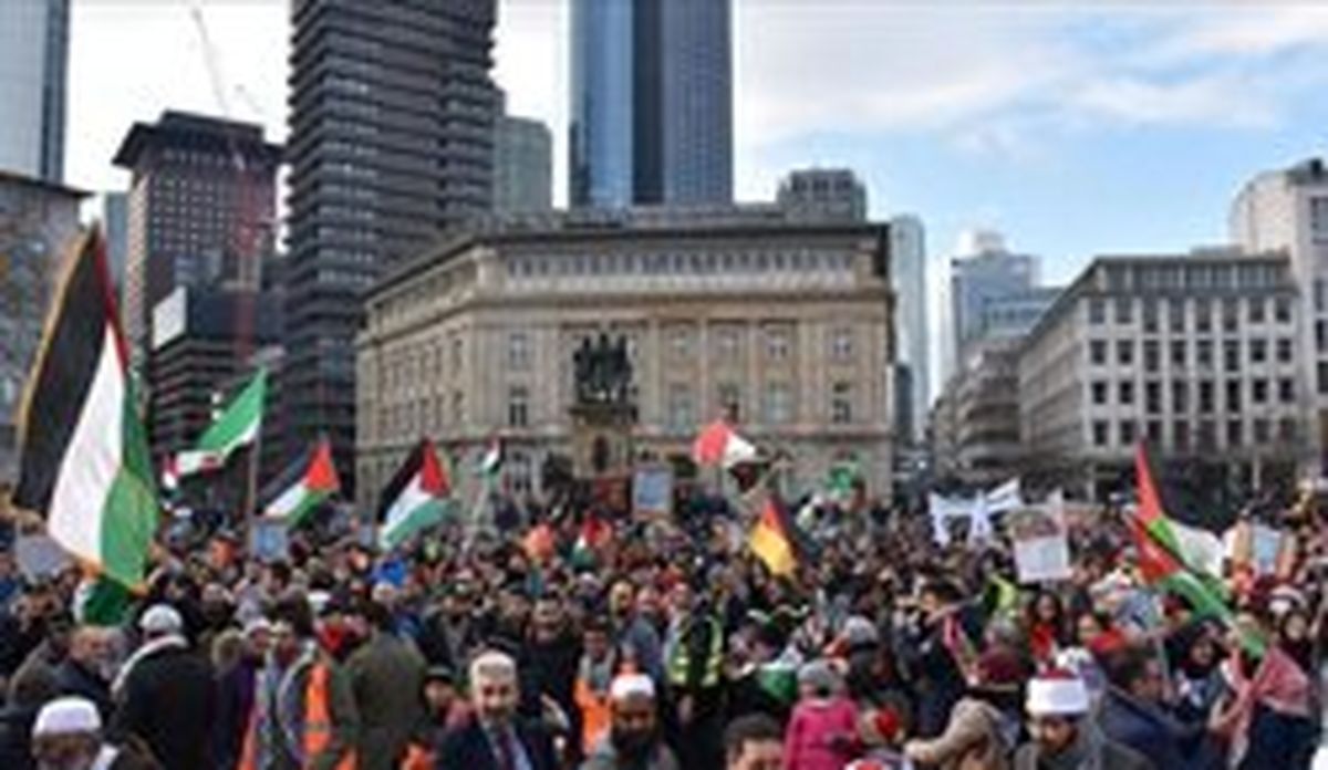 تظاهرات در بروکسل در محکومیت تصمیم ترامپ