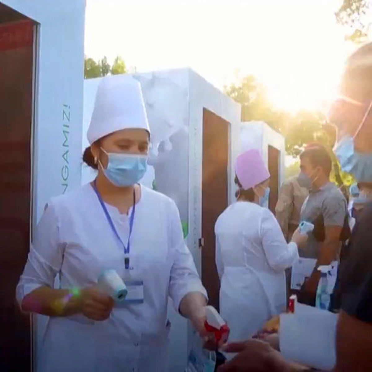 کنکور در دوران کرونا به سبک ازبکستان +فیلم