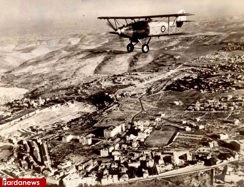 عکس هوایی قدیمی از شهر بیت المقدس پیش از جنگ