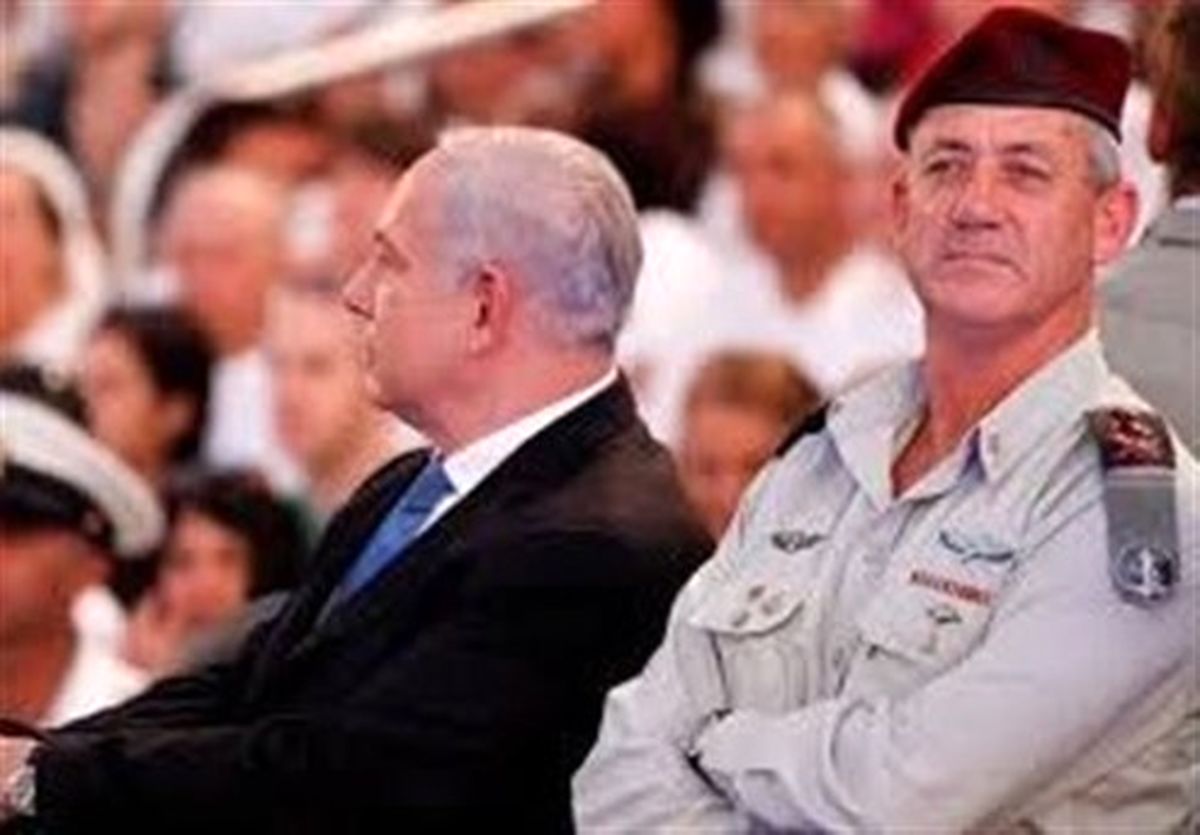 رژیم اسرائیل|اولین نشانههای اختلاف نتانیاهو و گانتس