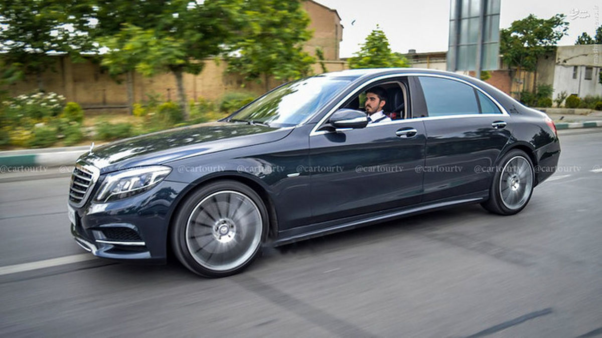 عکس: مرسدس بنز ۳میلیارد تومانی در تهران