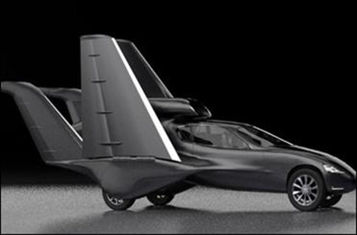 سریع ترین خودروی پرنده جهان /عکس