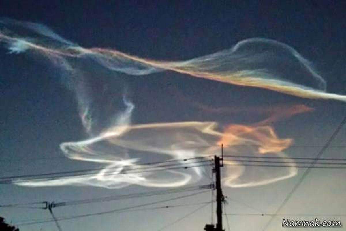 امضای خدا در آسمان ظاهر شد؟! +تصاویر