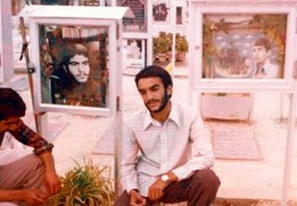 جمله‌ای تکان دهنده در بالای پیکر یک شهید +عکس