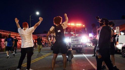 واکنش روسیه به اعتراضات در آمریکا