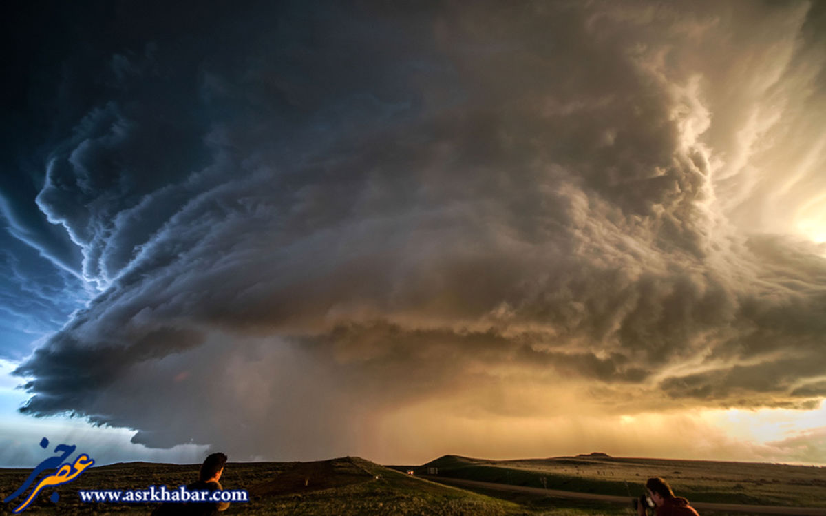 تصویر فوق العاده از یک ابر