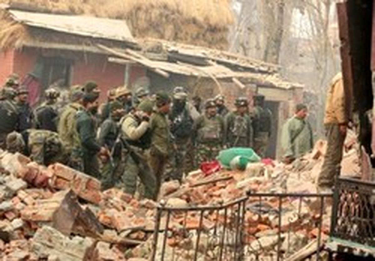 حمله نظامیان هندی به مردم مظلوم کشمیر +تصاویر