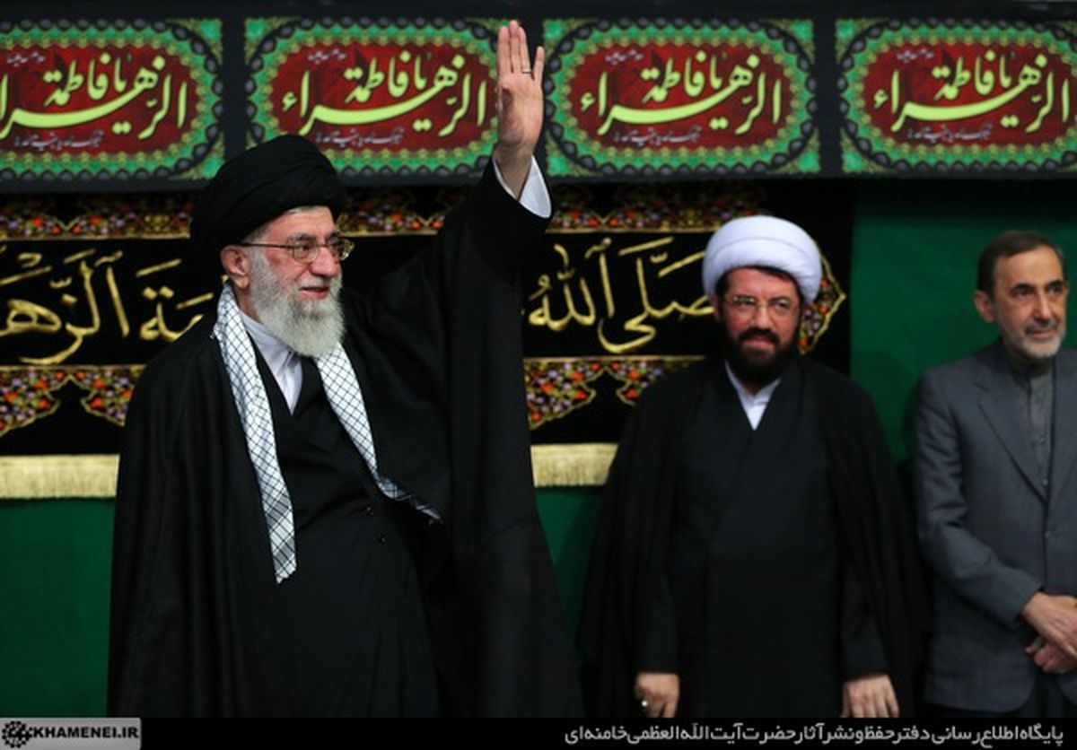 تصاویر: سومین شب عزاداری فاطمیه ۱۴۳۷ در بیت رهبری