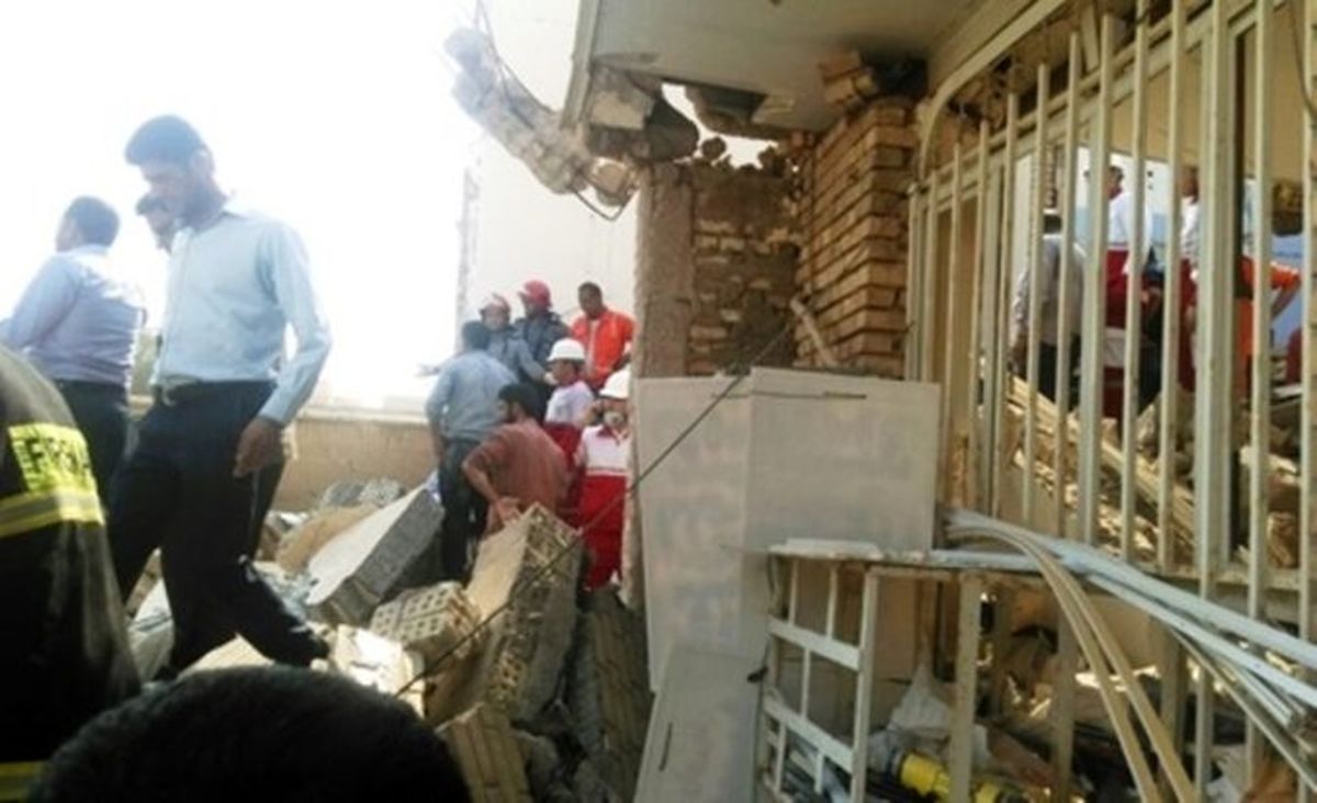 انفجار گاز شهری در اهواز با ۶ کشته +تصاویر