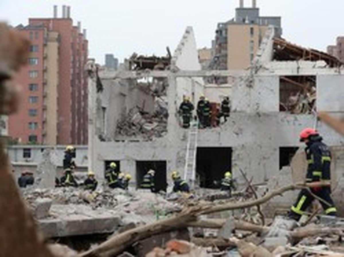 انفجار مرگبار یک کارخانه در چین +تصاویر