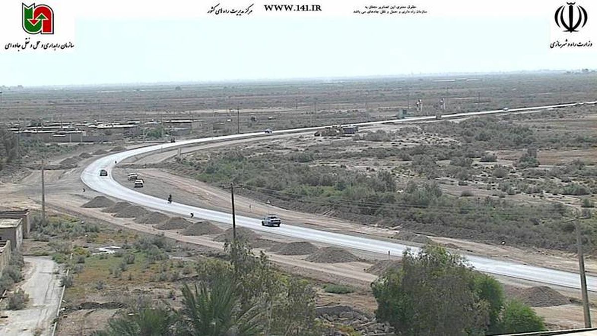 وضعیت ترافیک جاده‌ها به سمت مرز مهران +تصاویر