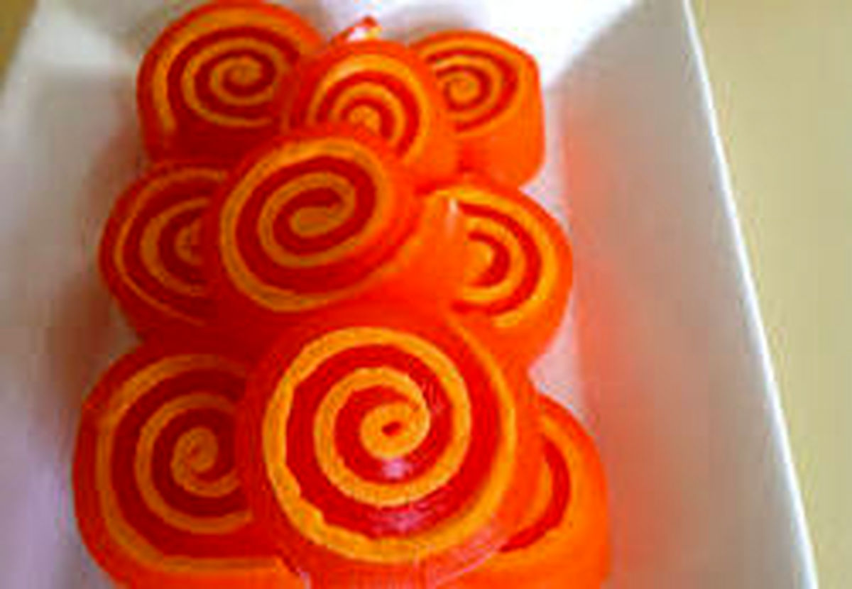 دستور پخت ژله رولتی