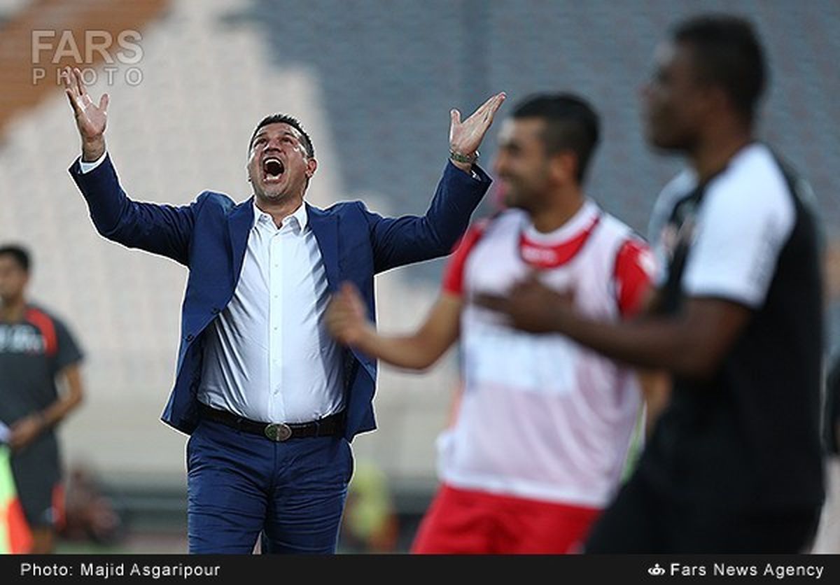 عکس/خوشحالی علی دایی بعد از گل