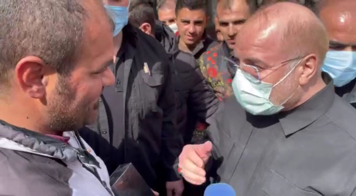  کادویی که جوان کولبر سقزی به قالیباف داد +فیلم